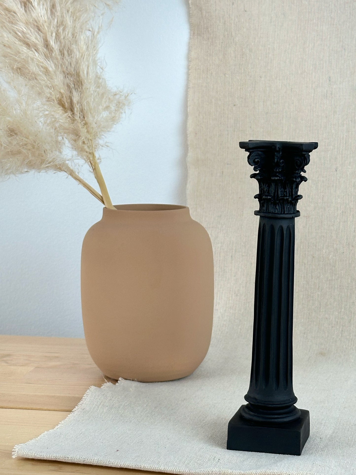 Bougeoirs colonnes grecques