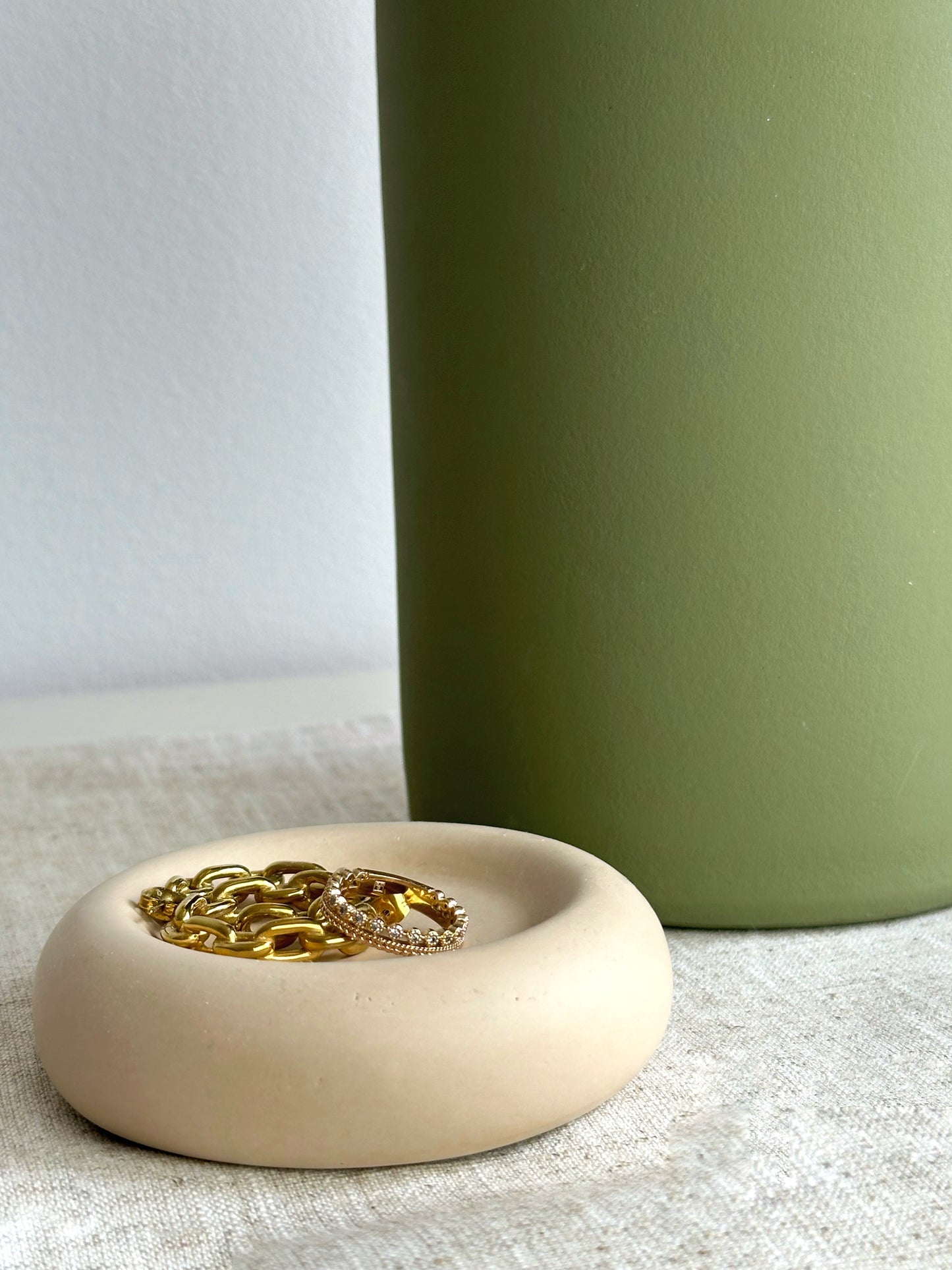 Vide-poches Donut Taupe