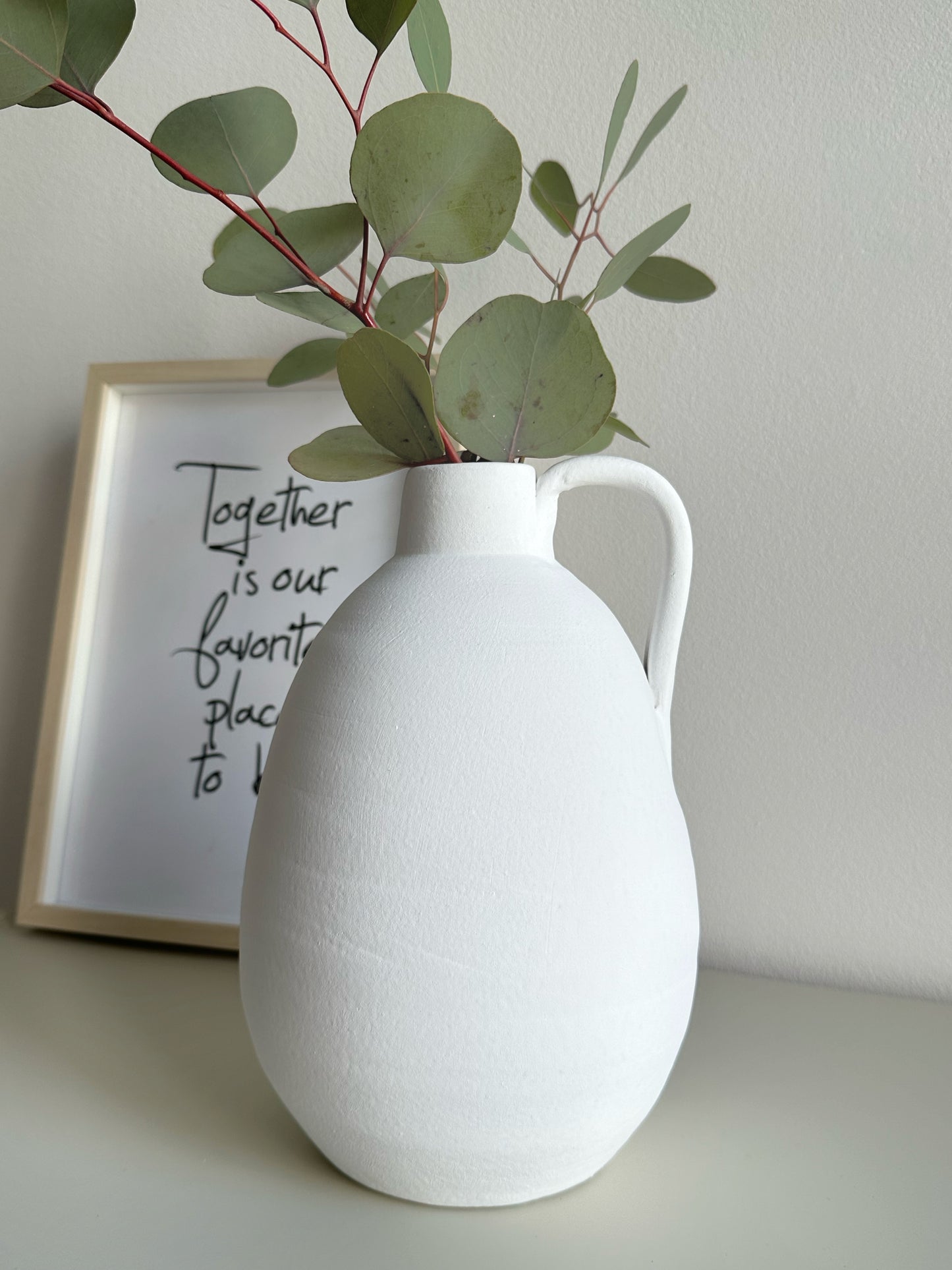 Vase Bibury blanc
