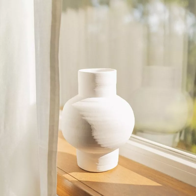 Vase Osaka blanc
