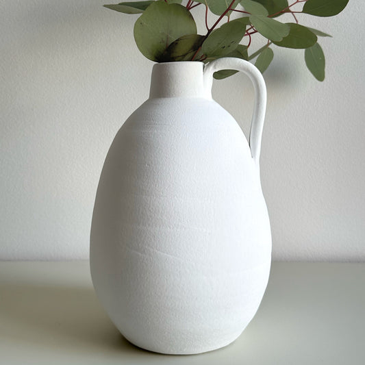 Vase Bibury blanc